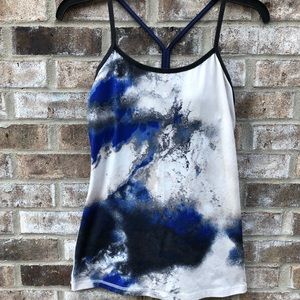 Lululemon marbled tank.